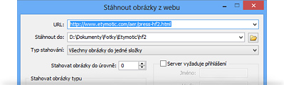 Získat / Stáhnout obrázky z webu